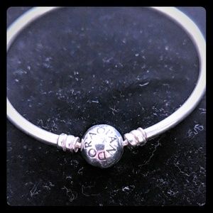 Pandora Bangle Bracelet Sterling Silver SZ Sm